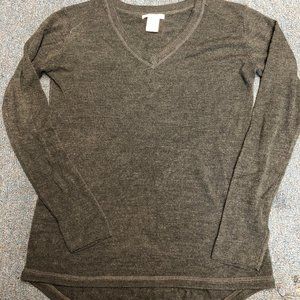 High-Low Grey Sweater